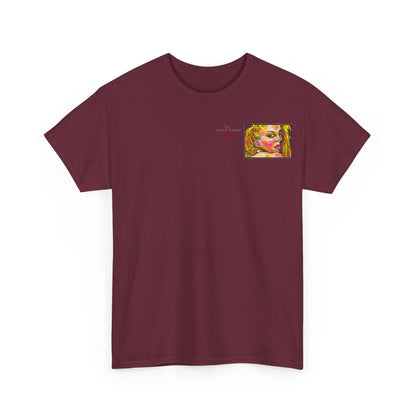 Unisex Heavy Cotton Tee - Motiv: Romina, H 7 cm