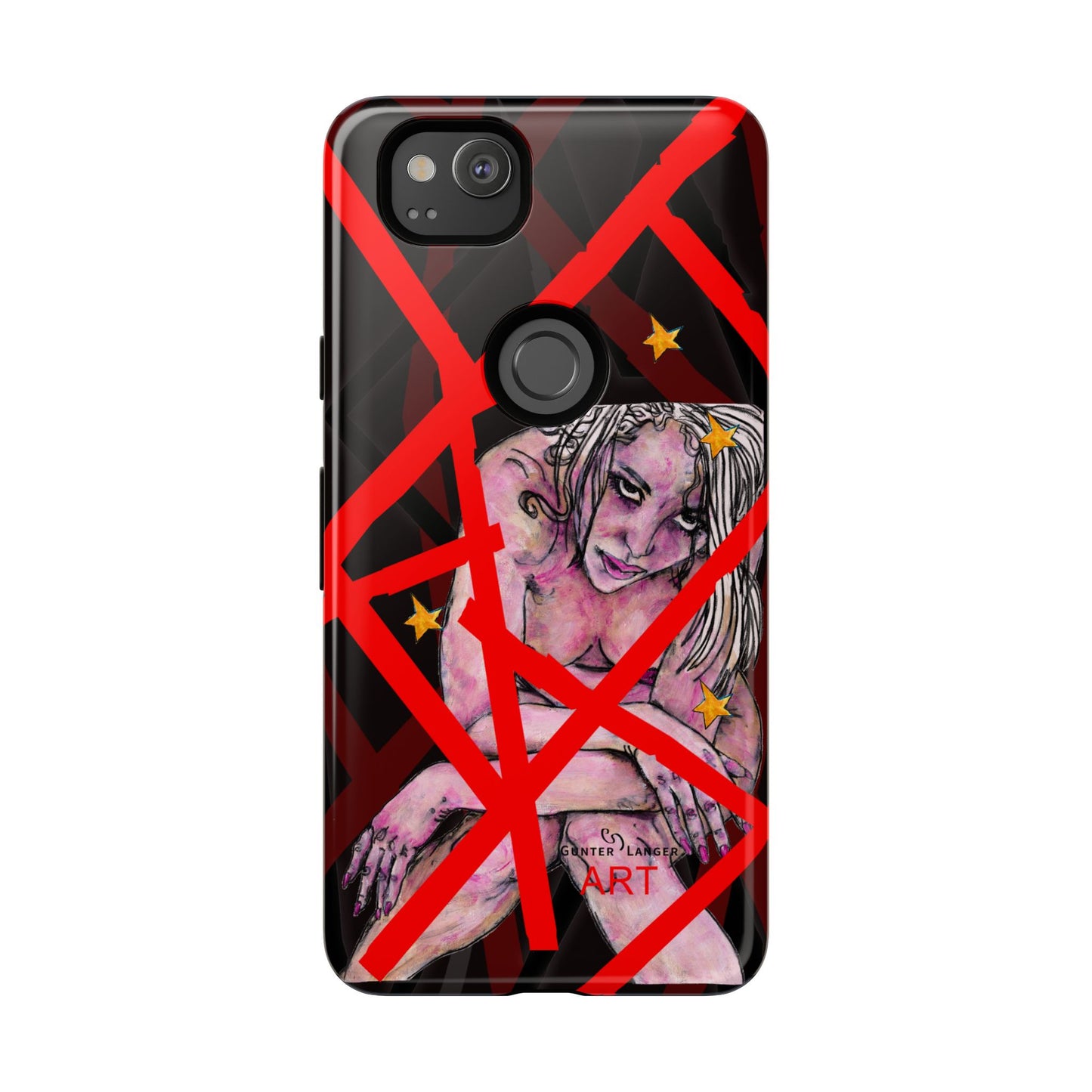 Tough Cases - Google Pixel - Samsung Galaxy - Motiv: Stella, Mikado