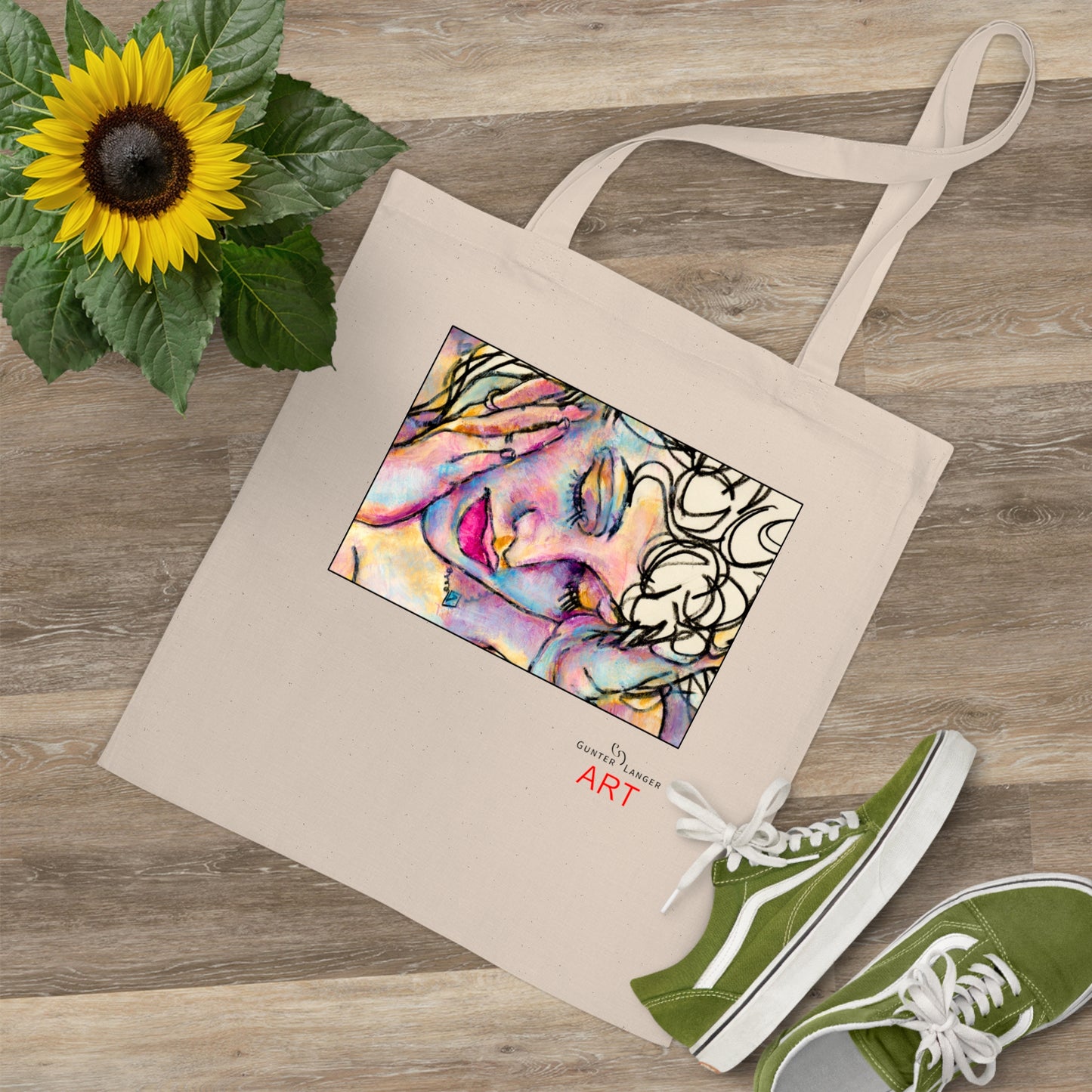 Tote Bag - Motiv: Mara2, einseitig bedruckt, H 17,5 cm
