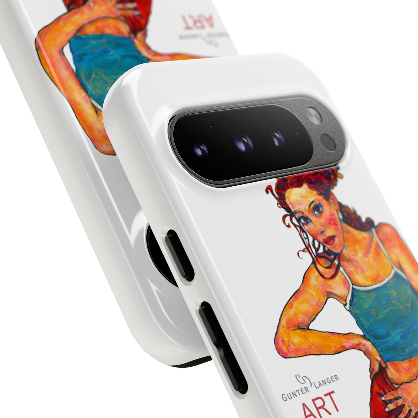 Tough Cases - Google Pixel - Samsung Galaxy - Motiv: Lea, Weiß