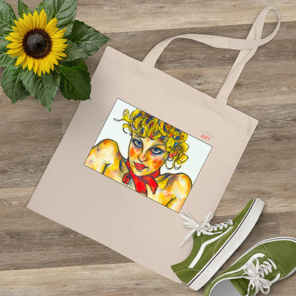 Tote Bag - Motiv: Ina, einseitig bedruckt, H 18 cm