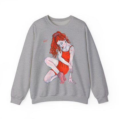 Unisex Heavy Blend™ Crewneck Sweatshirt - Motiv: Front Julia & Rückseite Julia