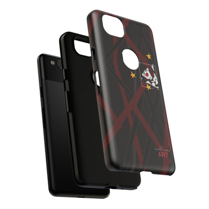 Tough Cases - Google Pixel - Samsung Galaxy - Motiv:  "Miau" klein H 8 cm, Sternenhimmel, Mikado3