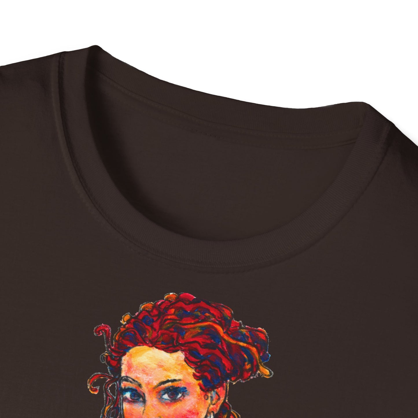 Unisex Softstyle T-Shirt - Motiv: Front Lea, H 49 cm