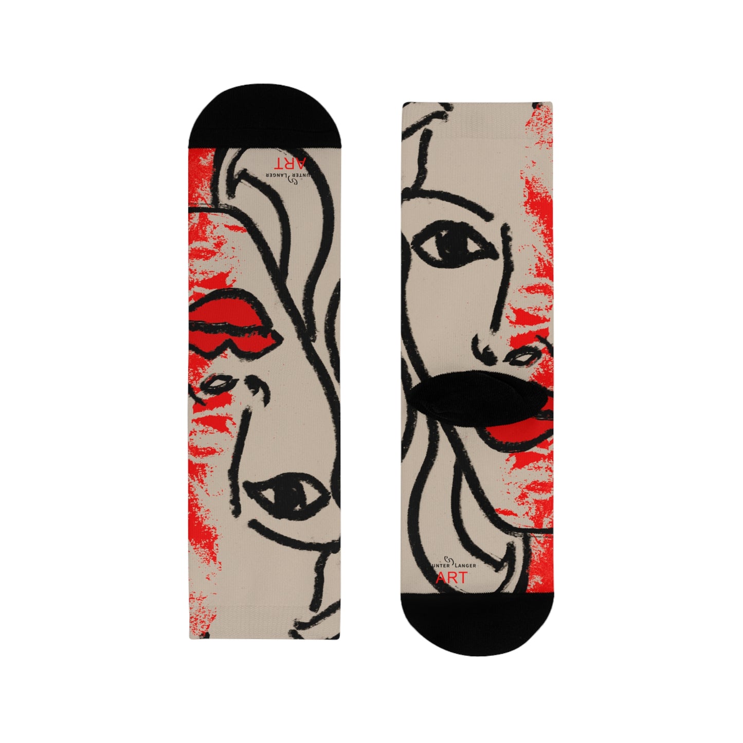 Sublimation Crew Socks (EU) - Motiv: Louisa