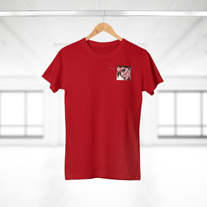 Single Jersey Women's T-shirt - Motiv: Annette, H 7,7 cm