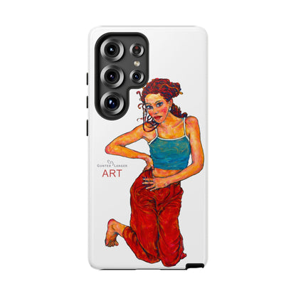 Tough Cases - Google Pixel - Samsung Galaxy - Motiv: Lea, Weiß