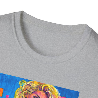 Unisex Softstyle T-Shirt - Motiv: Front Maria,  H 33cm