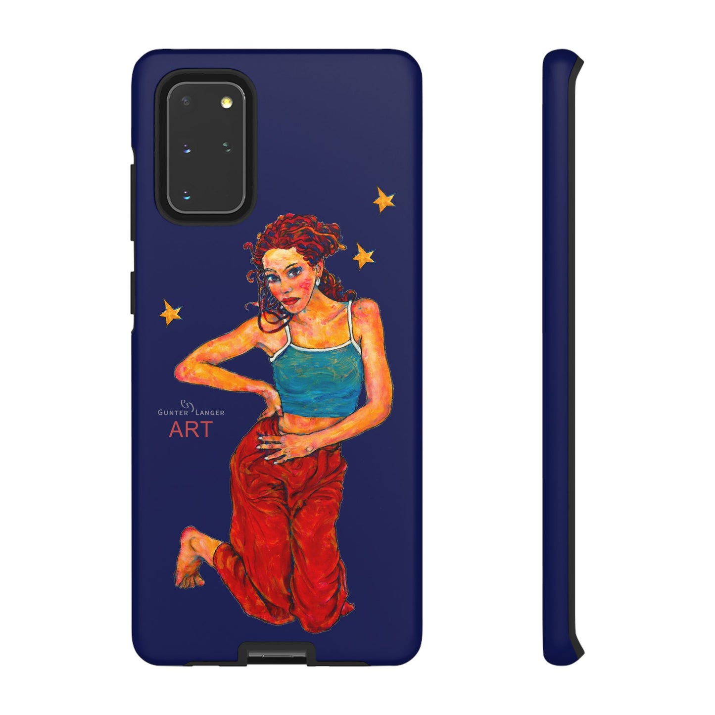 Tough Cases - Google Pixel - Samsung Galaxy - Motiv: Lea, Sternenhimmel