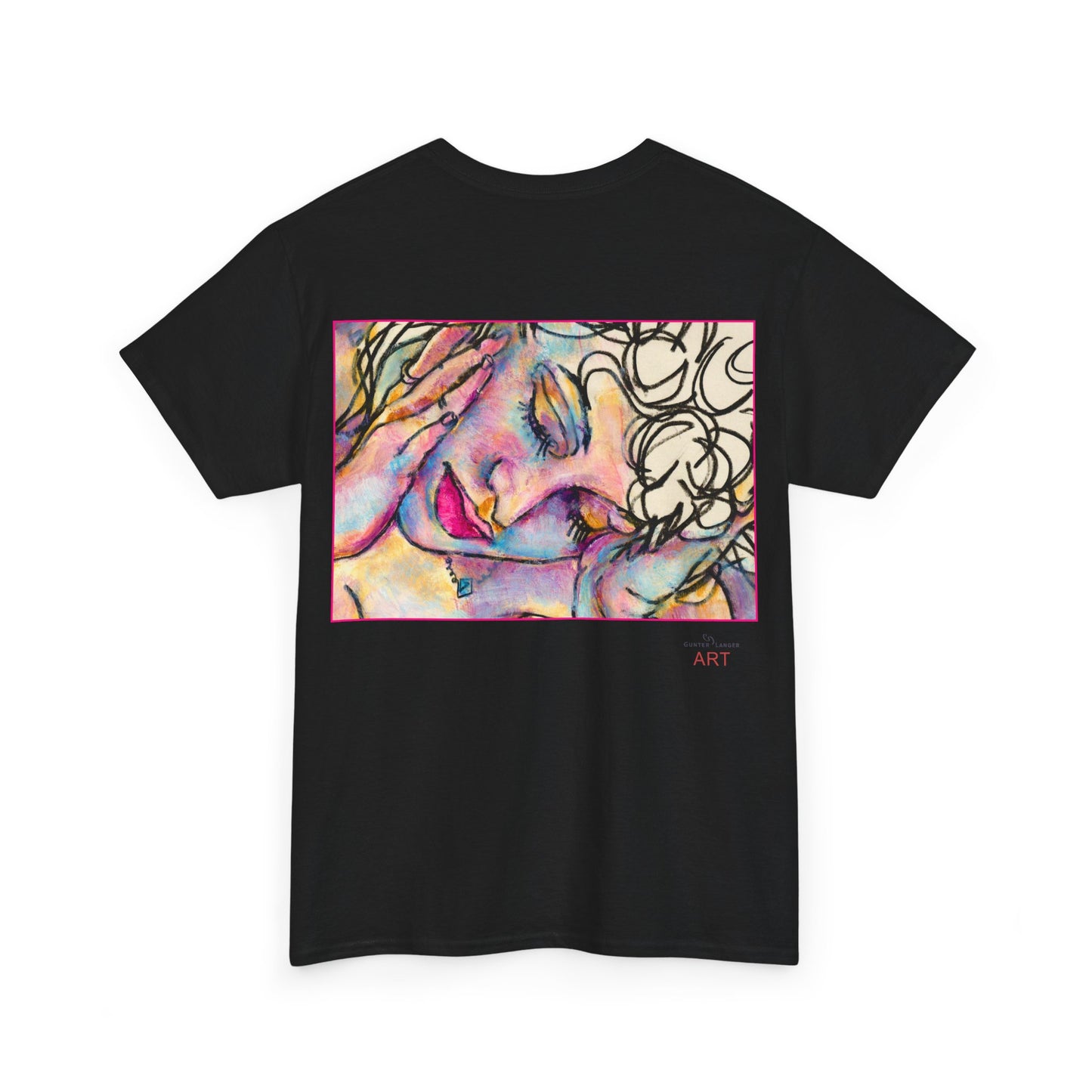 Unisex Heavy Cotton Tee - Motiv:  Motiv: Front Mara, H 9 cm & Rückseite Mara, H 27 cm