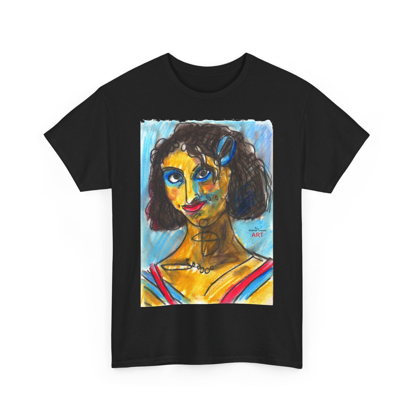 Unisex Heavy Cotton Tee - Motiv: Front Frechdax
