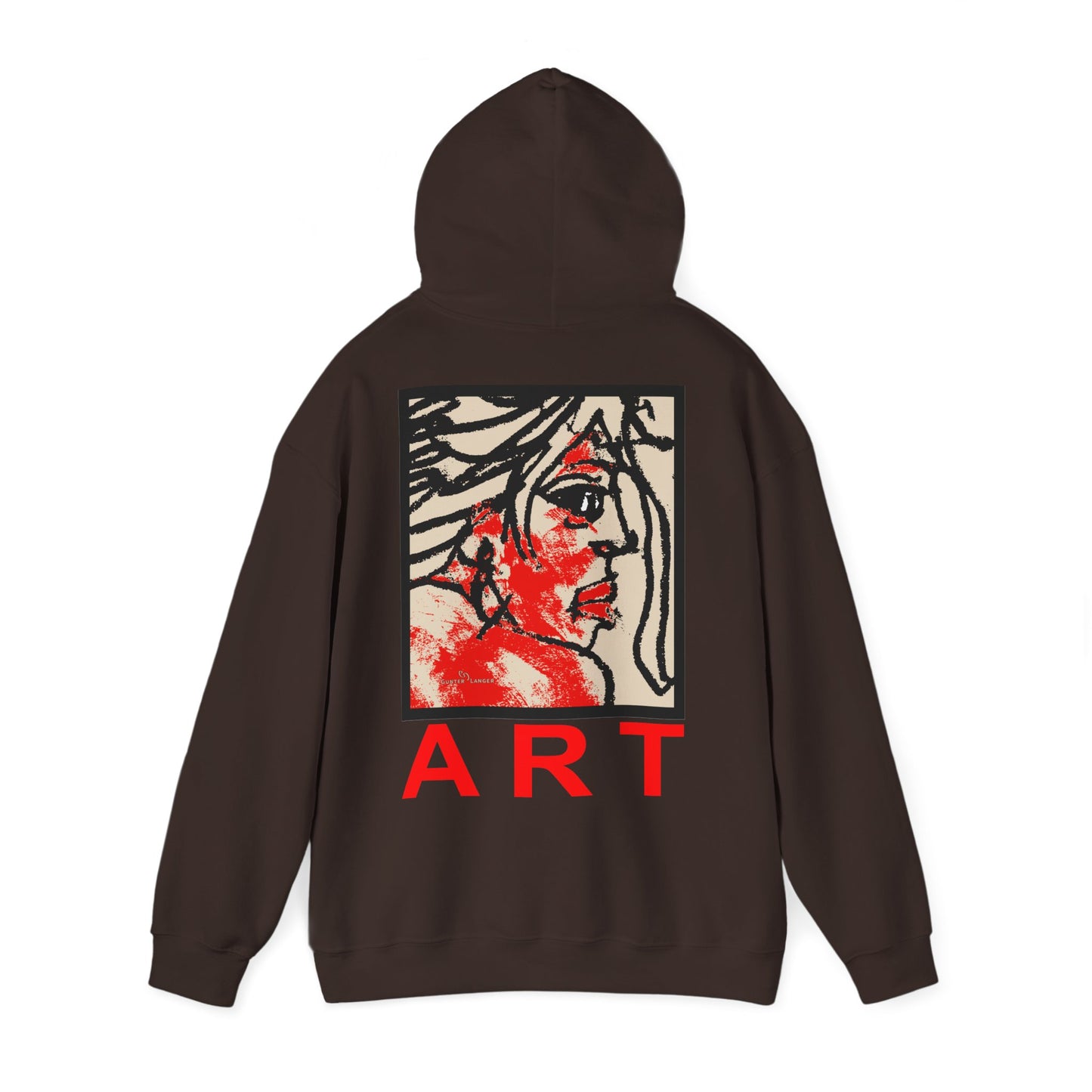 Unisex Heavy Blend™ Hooded Sweatshirt - Motiv: Rückseite "Ria", H43 cm
