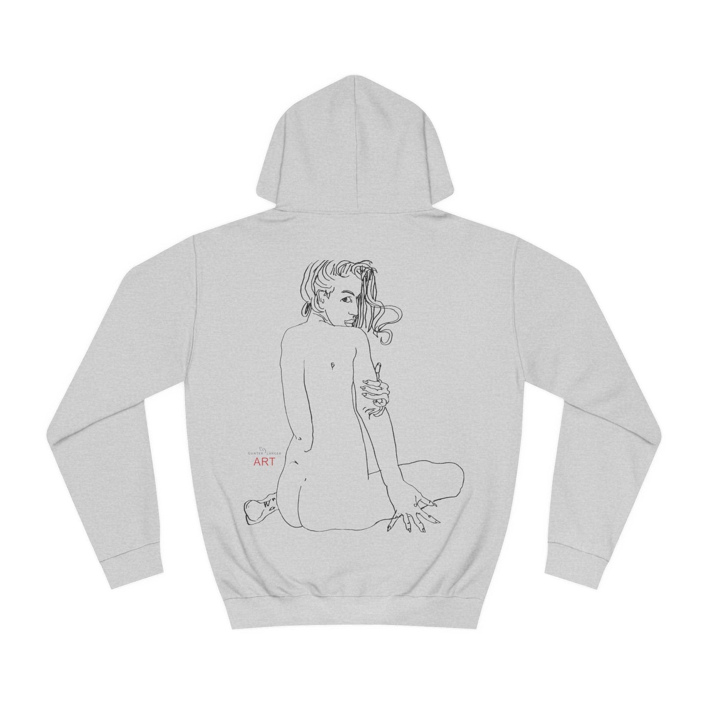 Unisex College Hoodie - Motiv Front Emilia (klein) & Rückseite Emilia