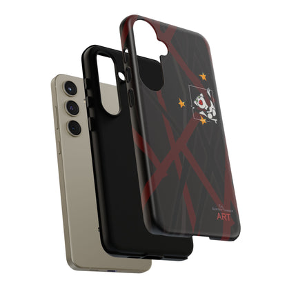 Tough Cases - Google Pixel - Samsung Galaxy - Motiv:  "Miau" klein H 8 cm, Sternenhimmel, Mikado3