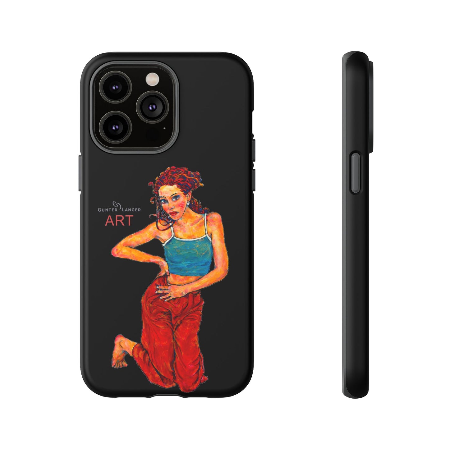 Tough Cases - iPhone - Motiv: Lea, Schwarz