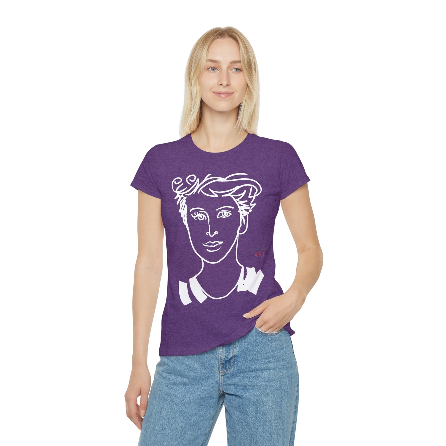 Women's Iconic T-Shirt - Motiv: Lars & Lars (weiß)