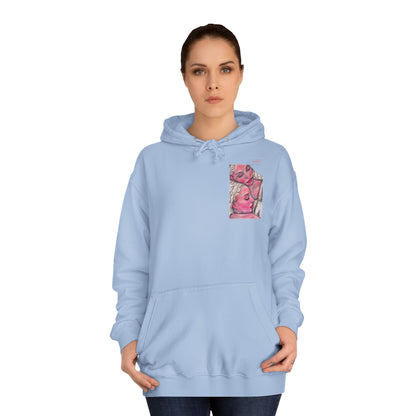 Unisex College Hoodie - Motiv: Front Zuflucht & Rückseite Zuflucht