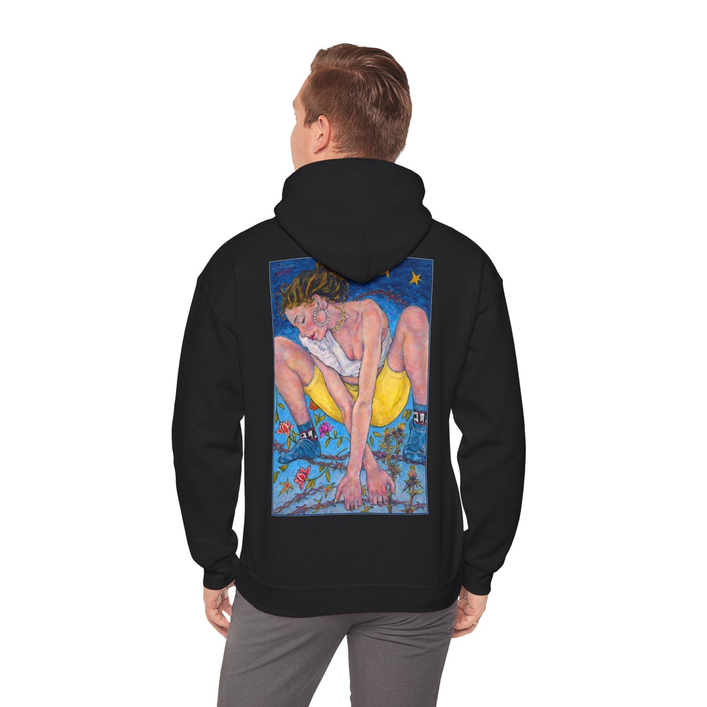 Unisex Heavy Blend™ Hooded Sweatshirt - Motiv: Rückseite "Alva", H43 cm