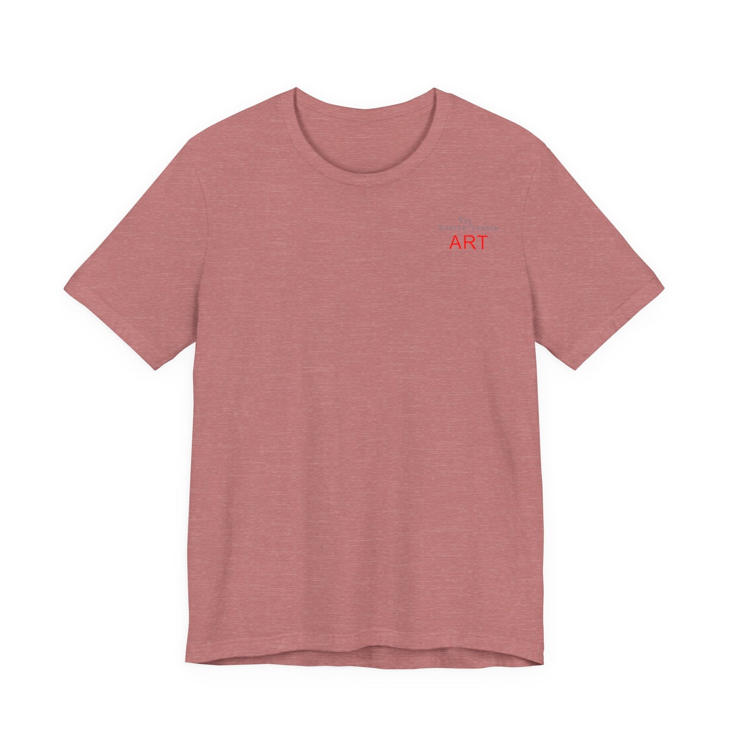 Unisex Jersey Short Sleeve Tee - Motiv: Front Logo & Rückseite Julia, H 49 cm
