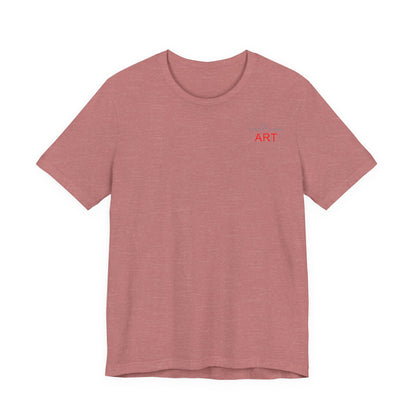 Unisex Jersey Short Sleeve Tee - Motiv: Front Logo & Rückseite Julia, H 49 cm