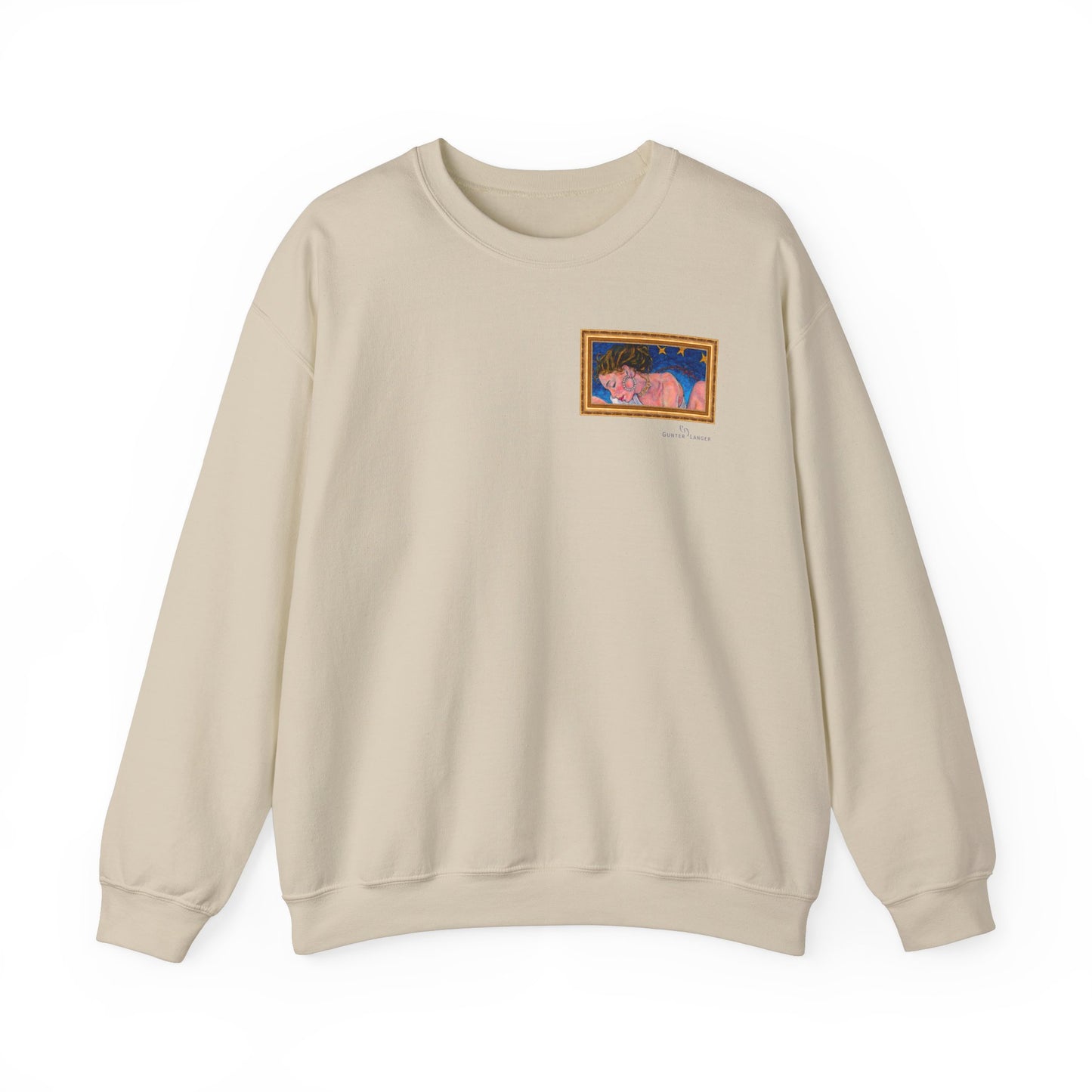 Unisex Heavy Blend™ Crewneck Sweatshirt - Motiv: Front Alva (Ausschnitt) &  Rückseite Alva