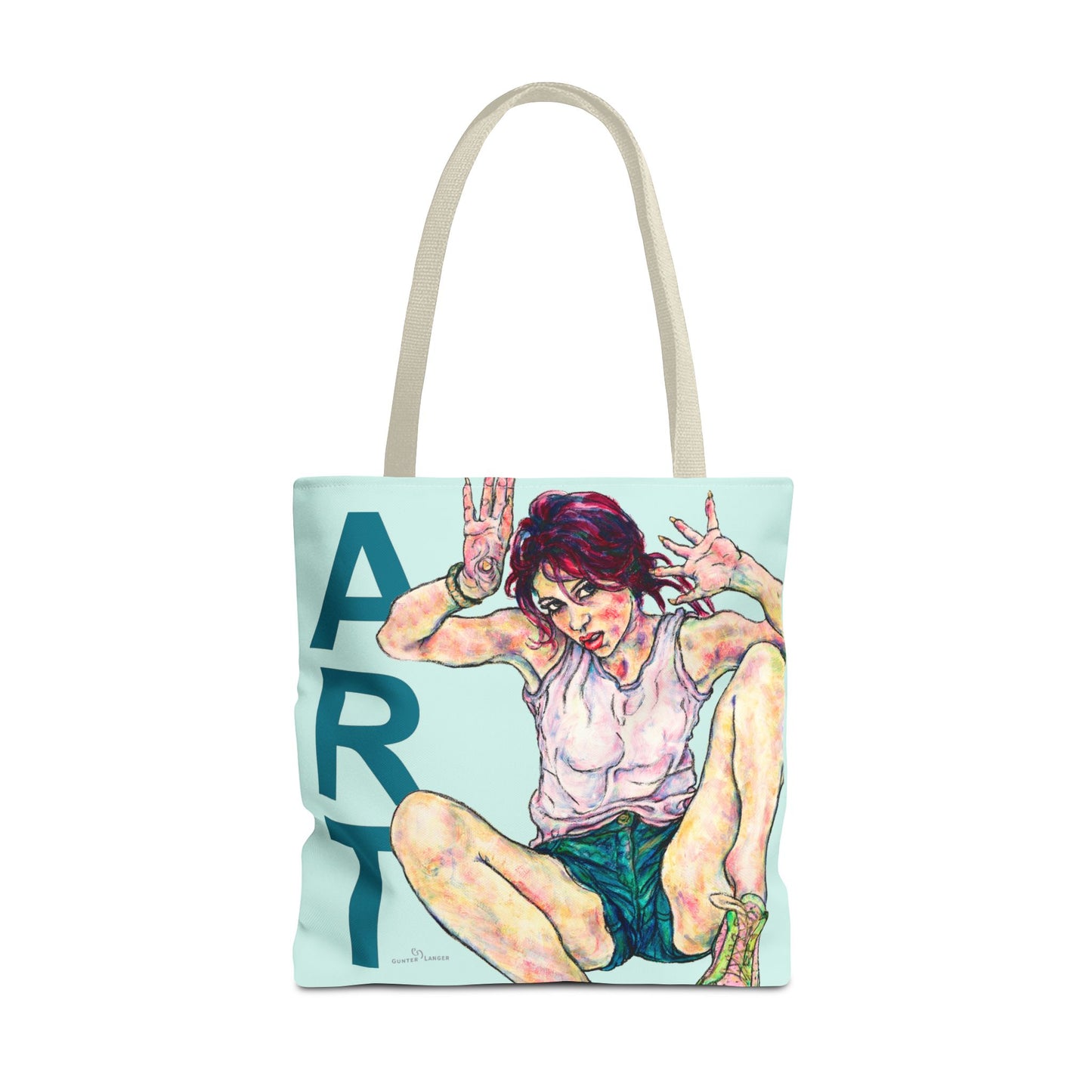 Tote Bag (AOP) - Motiv: Siegesgöttin, Flieder