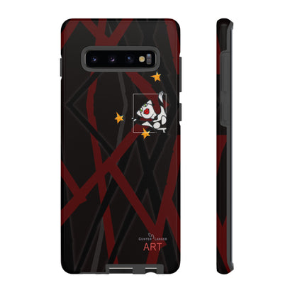 Tough Cases - Google Pixel - Samsung Galaxy - Motiv:  "Miau" klein H 8 cm, Sternenhimmel, Mikado3