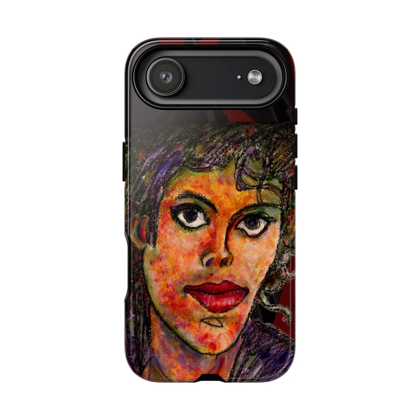 Tough Cases - iPhone - Motiv: MJ, Schwarz