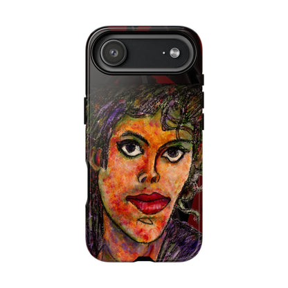 Tough Cases - iPhone - Motiv: MJ, Schwarz