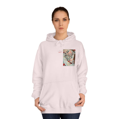 Unisex College Hoodie - Motiv: Front Nähe & Rückseite Nähe (gerahmt)