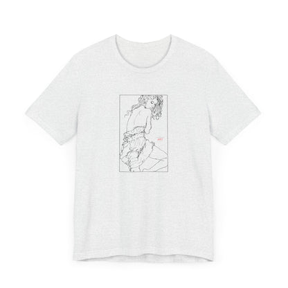 Unisex Jersey Short Sleeve Tee - Motiv: Front Giselle, im Kasten H 25 cm