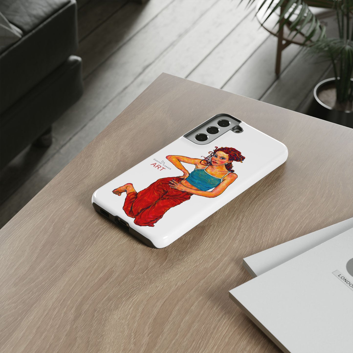 Tough Cases - Google Pixel - Samsung Galaxy - Motiv: Lea, Weiß