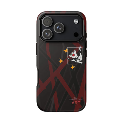 Tough Cases - iPhone - Motiv:  "Miau" klein H 8 cm, Sternenhimmel, Mikado3