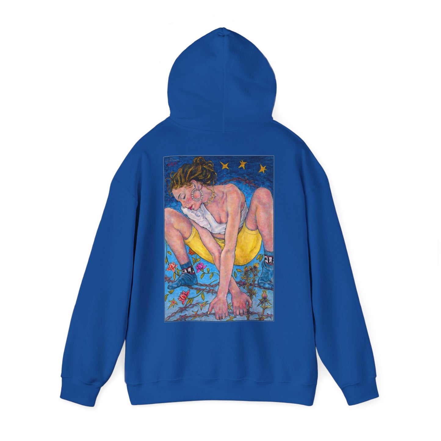 Unisex Heavy Blend™ Hooded Sweatshirt - Motiv: Rückseite "Alva", H43 cm
