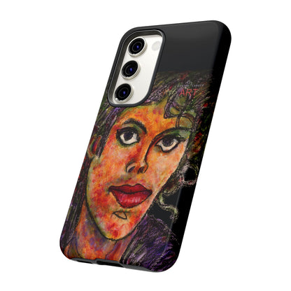 Tough Cases - Google Pixel - Samsung Galaxy - Motiv: MJ, Schwarz
