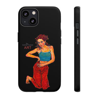 Tough Cases - iPhone - Motiv: Lea, Schwarz