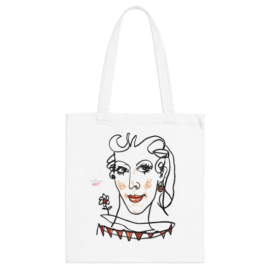 Tote Bag - Motiv: Lina, einseitig bedruckt, H 30,5 cm