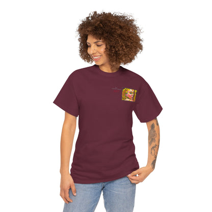 Unisex Heavy Cotton Tee - Motiv: Romina, H 7 cm