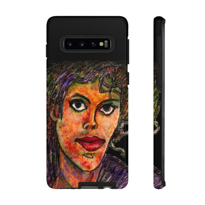 Tough Cases - Google Pixel - Samsung Galaxy - Motiv: MJ, Schwarz