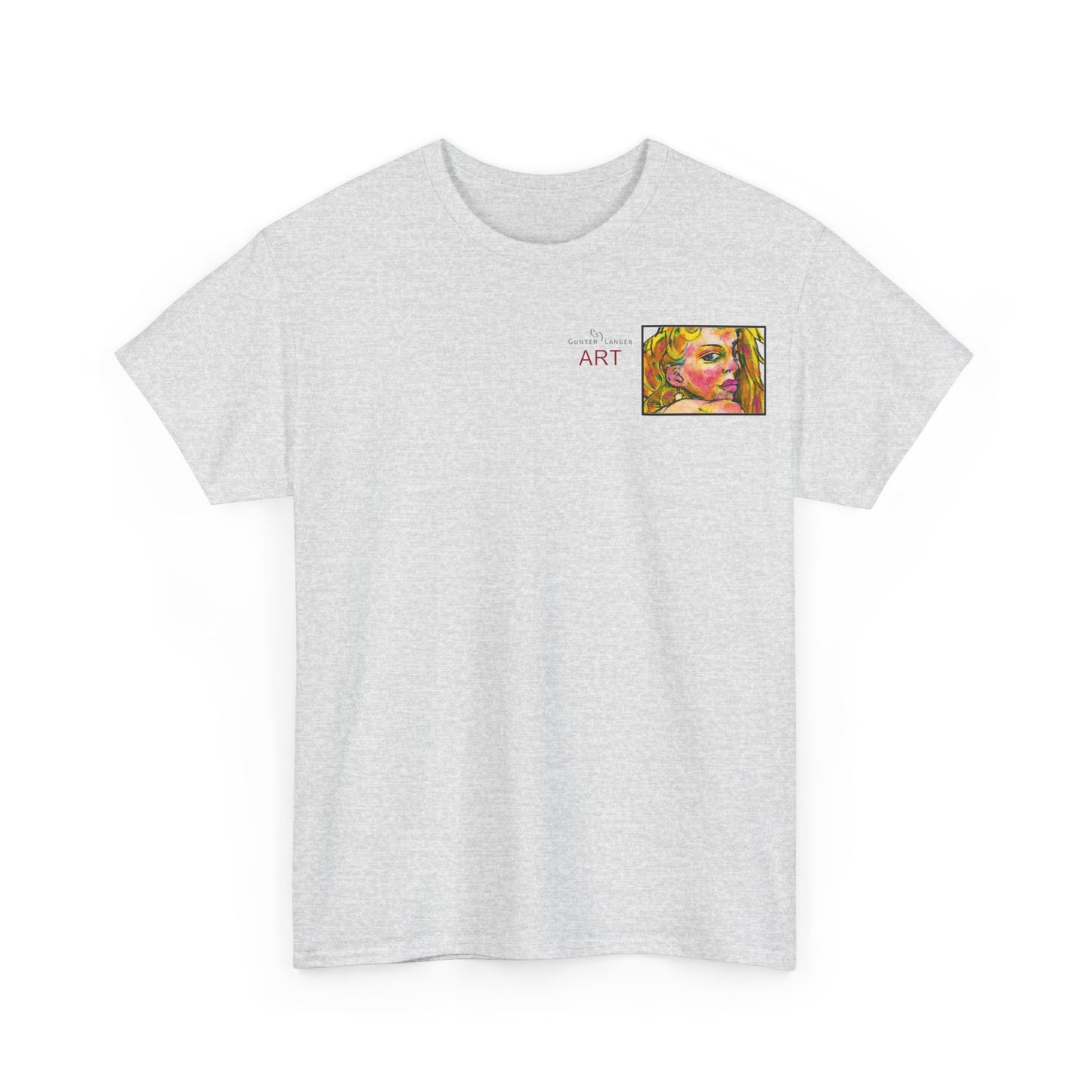 Unisex Heavy Cotton Tee - Motiv: Romina, H 7 cm