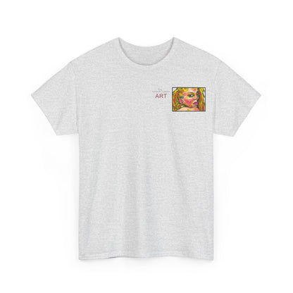 Unisex Heavy Cotton Tee - Motiv: Romina, H 7 cm