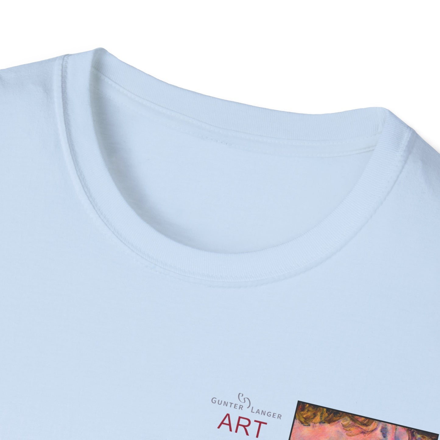 Unisex Softstyle T-Shirt - Motiv: Front Alva,  H 8 cm