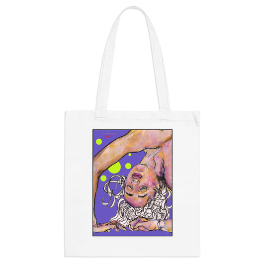 Tote Bag - Motiv: Hanna violett, einseitig bedruckt, H30,5 cm