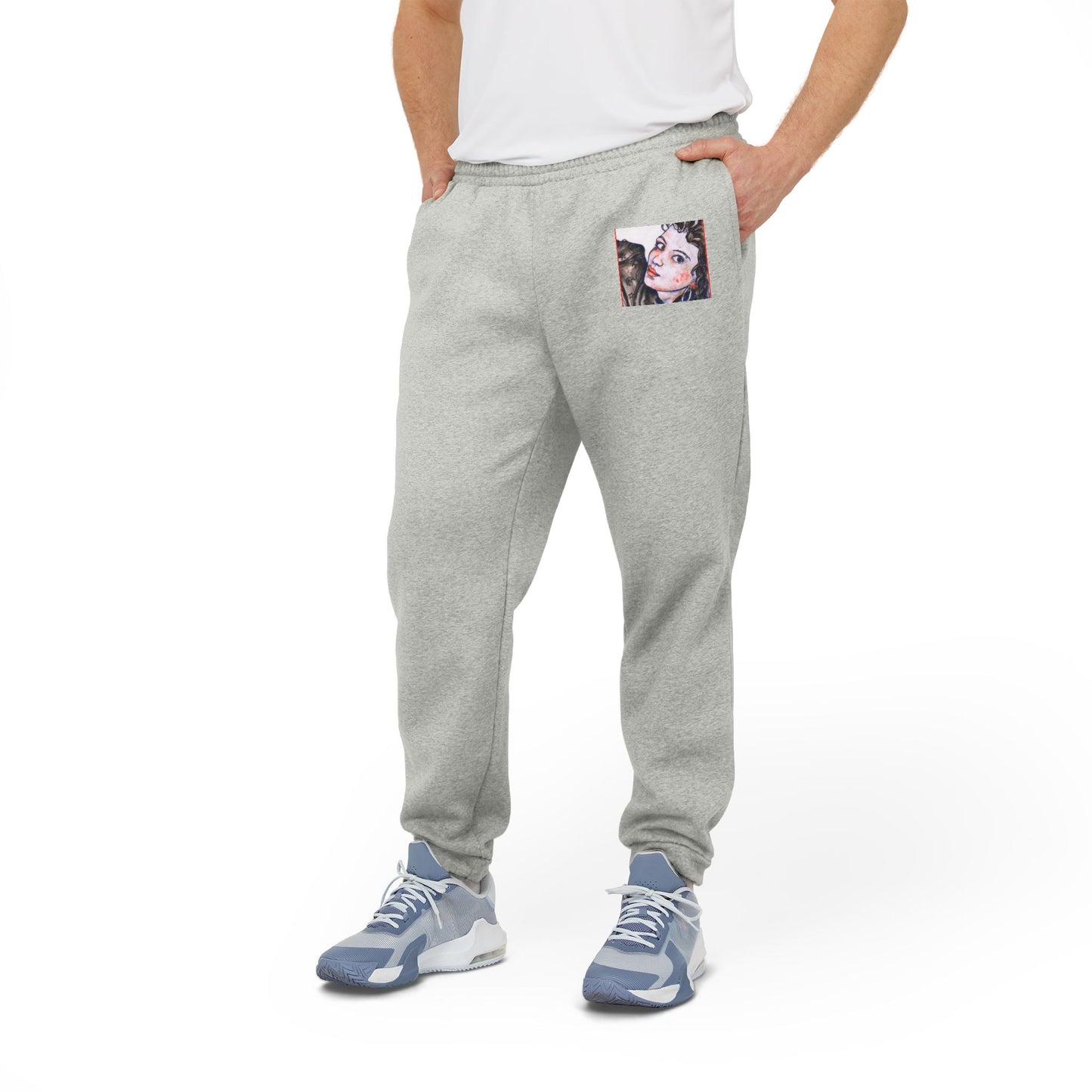 Adidas Unisex Fleece Joggers - Motiv: Annette