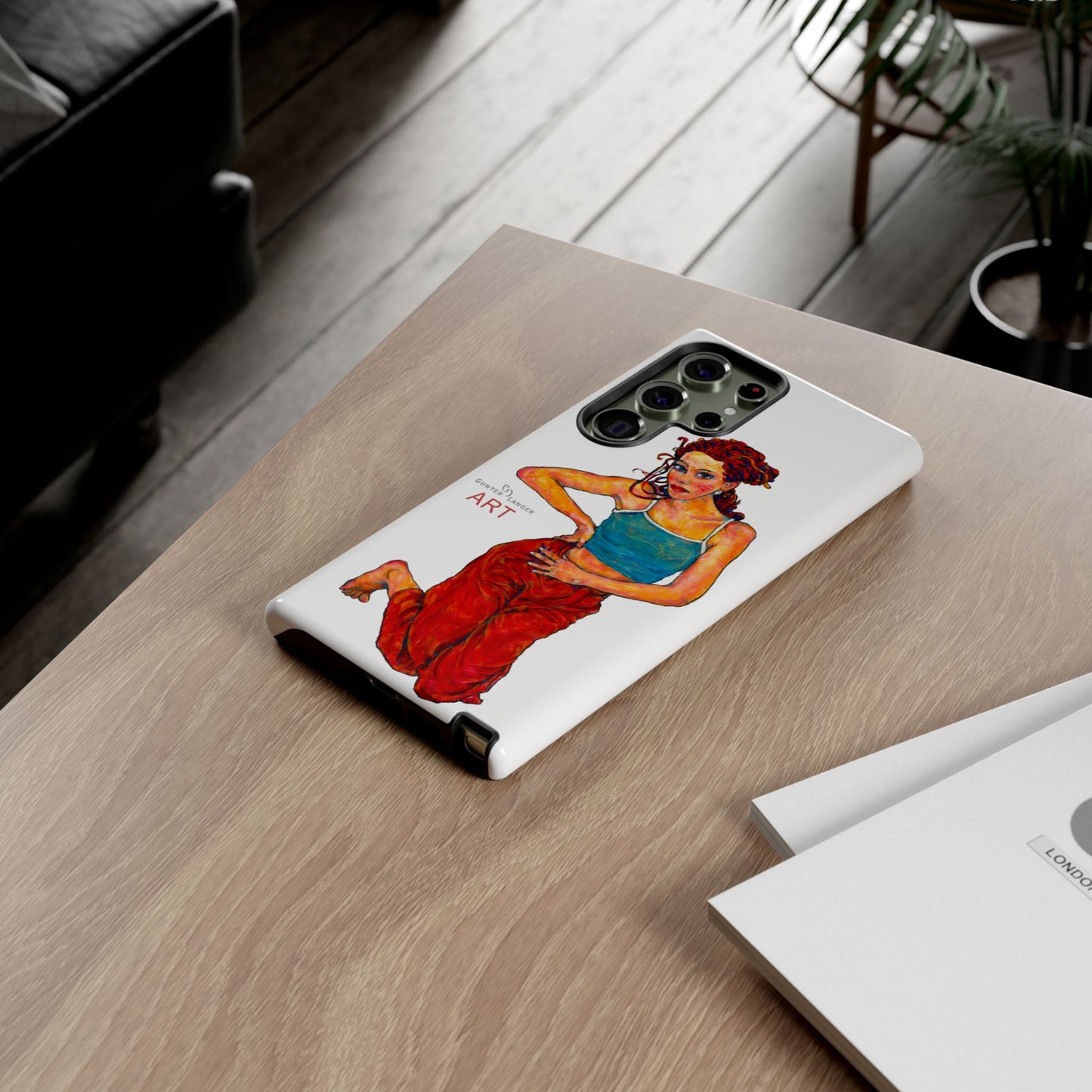 Tough Cases - Google Pixel - Samsung Galaxy - Motiv: Lea, Weiß