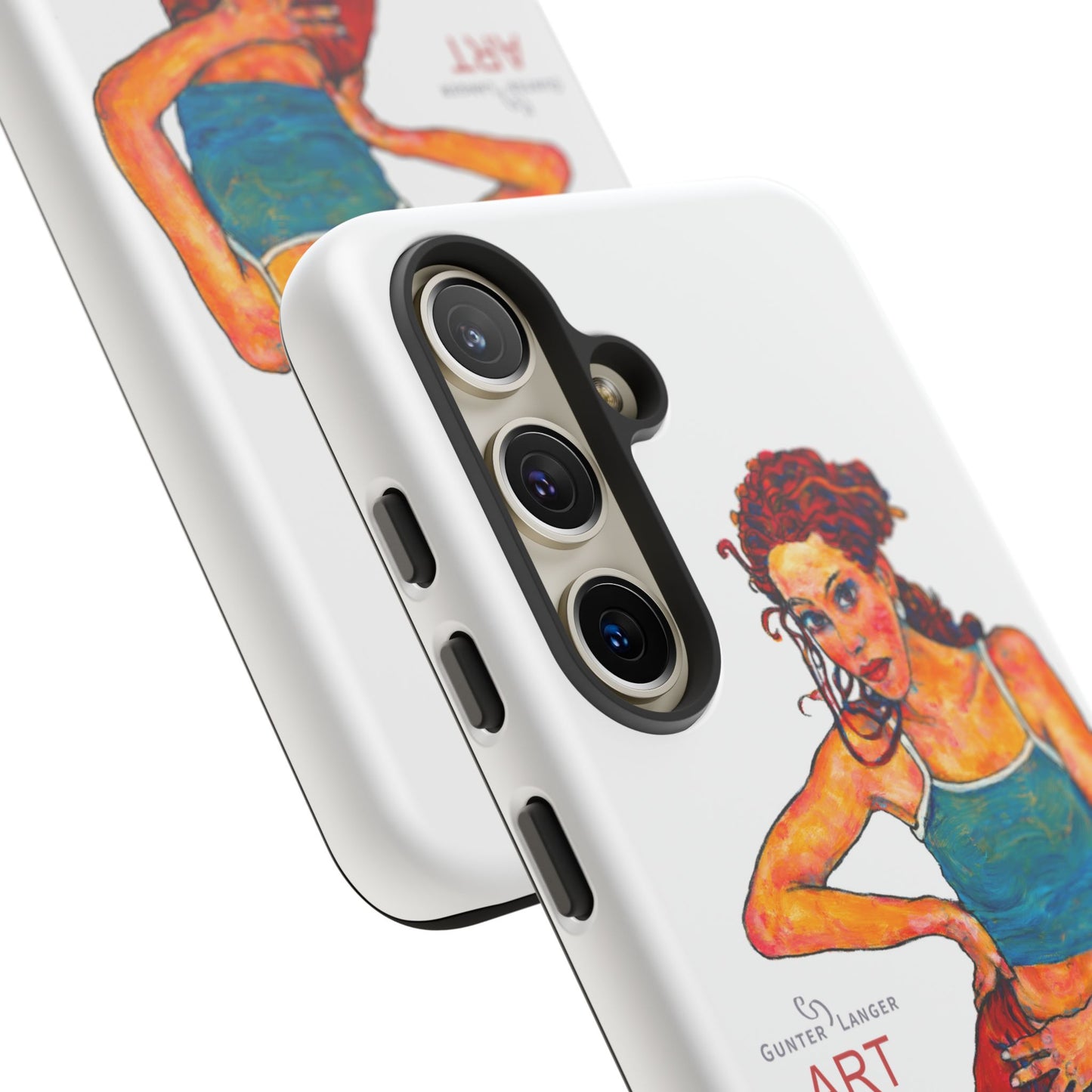 Tough Cases - Google Pixel - Samsung Galaxy - Motiv: Lea, Weiß