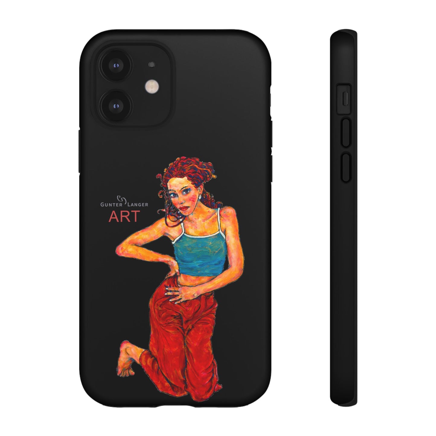 Tough Cases - iPhone - Motiv: Lea, Schwarz