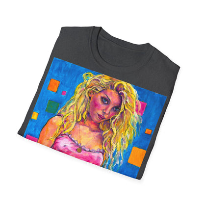 Unisex Softstyle T-Shirt - Motiv: Front Maria  H 49cm Korr2 sw