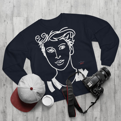 Unisex Crew Neck Sweatshirt (EU) - Motiv Lars & Lars (weiß)