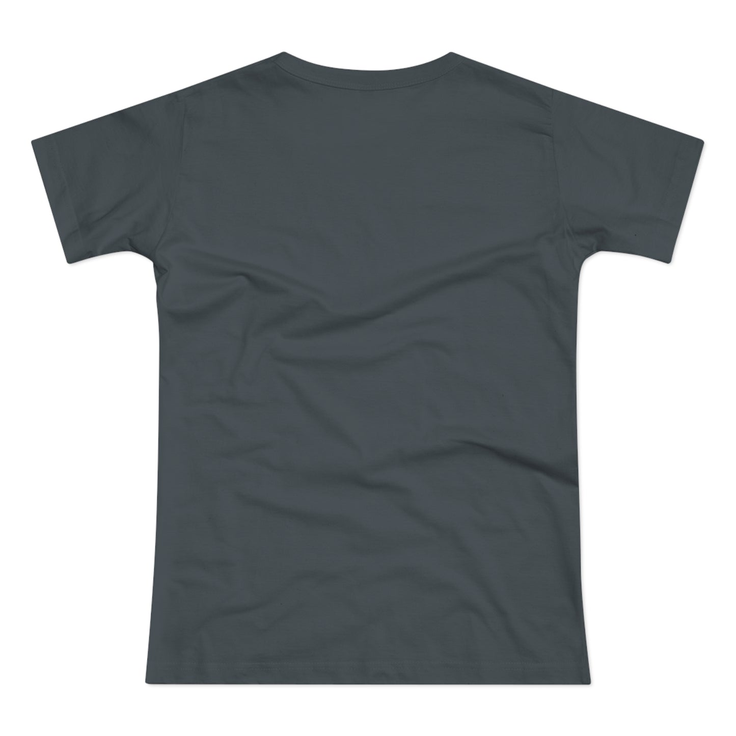 Copy of Single Jersey Women's T-shirt - dunkel - Motiv: Miau, Weiß, H 7 cm
